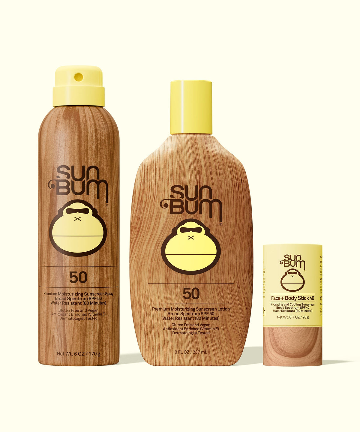 SPF 50 Spray + Lotion + Face and Body Stick 40 Bundle X8
